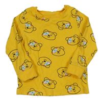 Žluté pyžamové triko s Pudsey George
