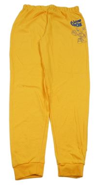Žluté pyžamové kalhoty se Sonicem 