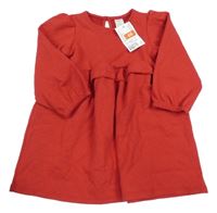 Nové - červené šaty s volánkem H&M