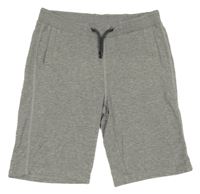 Šedé melírované teplákové kraťasy S. Oliver