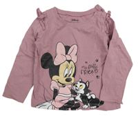 Růžové triko s Minnie Sinsay