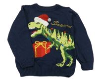 Tmavomodrý svetr s dinem Next