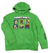 Zelená mikina s kapucí - Minecraft