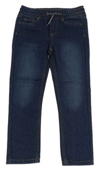 Tmavomodré teplákové rifle X-mail