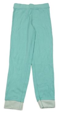 Tyrkysové lehké tepláky 