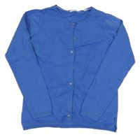 Modrý propínací svetr Okaidi