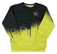 Černo-žlutá mikina s nápisem Urban