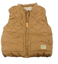 Okrová šusťáková zateplená vesta F&F