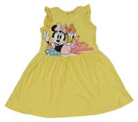 Žluté šaty s Minnie a Daisy H&M