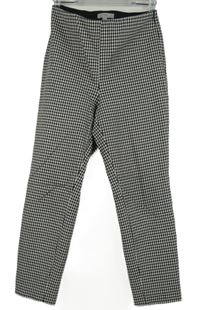 Dámské černo-bílé kostkované tregíny H&M