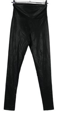 Dámské černé potažené legíny 