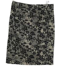 Dámská černo-světlerůžová krajková sukně M&Co