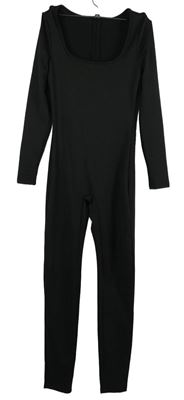 Dámský černý elastický overal Shein 