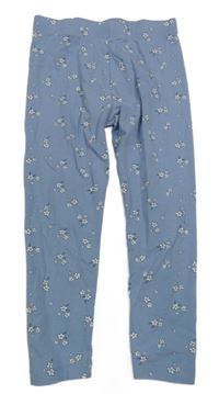 Modré květinové legíny George