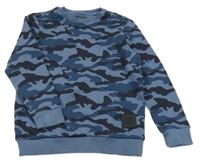 Modrá army prošívaná mikina F&F