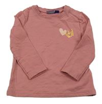 Růžová mikina s potiskem Lupilu