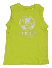 Neonově zelené tílko s míčem Topolino