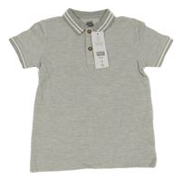 Nové - Šedé melírované polo tričko F&F