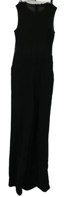 Dámský černý slavnostní kalhotový overal H&M vel. 34