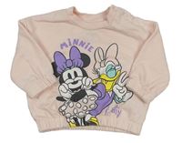 Světlerůžová mikina s Minnie a Daisy zn. Disney