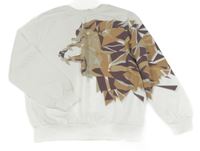 Bílá mikina se lvem Shein