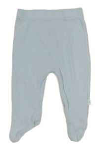 Světlemodré žebrované polodupky Matalan