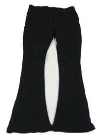 Černé flare kalhoty C&A
