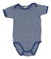 Modro-bílé melírované body Alana