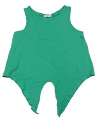 Zelený crop top se zavazováním Next