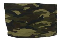 Khaki-hnědý army bandeau top Matalan