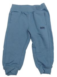Modré tepláky s logem DKNY
