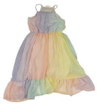 Barevné šifonové šaty H&M