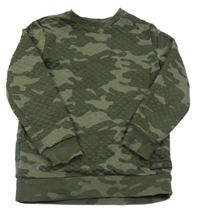 Khaki army prošívaná mikina F&F