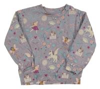 Levandulová mikina s vílami Nutmeg