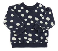 Tmavomodrá puntíkatá mikina Nutmeg