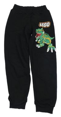 Černé tepláky s Lego dinosaurem Zara