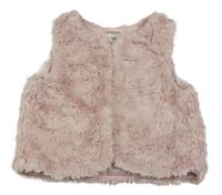 Světlerůžové kožešinové podšité bolérko H&M