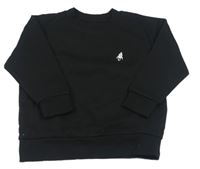 Černá oversize mikina s raketou zn. PRIMARK