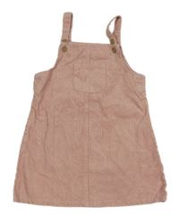 Světlerůžové manšestrové šaty s kapsou PRIMARK