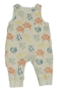 Smetanové žebrované laclové turecké tepláky s Minnie a kapsou PRIMARK