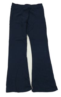 Tmavomodré flare tepláky OVS