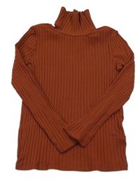 Čokoládový žebrovaný rolák C&A