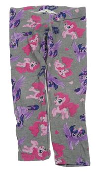 Šedé melírované legíny s My Little Pony H&M