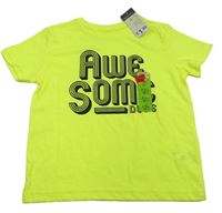 Neonově žluté tričko s nápisem Primark