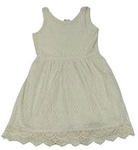 Smetanové krajkové šaty H&M