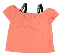Neonově růžové crop tričko C&A