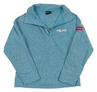 Modrá pruhovaná fleecová funkční mikina TrollKids