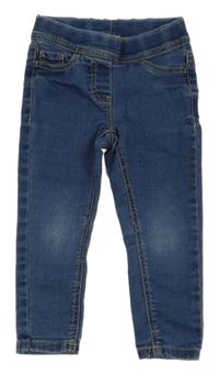 Modré teplákové džegíny C&A