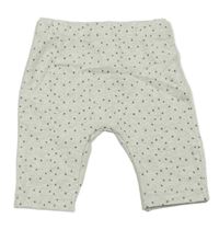 Světlešedé melírované puntíkaté legíny George