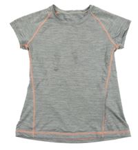 Šedé melírované sportovní tričko H&M